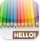 Hello Color Pencil 아이콘